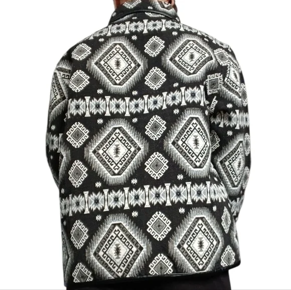 Red Ranch Aztec Southwestern Jacket Medium - Picture 5 of 5